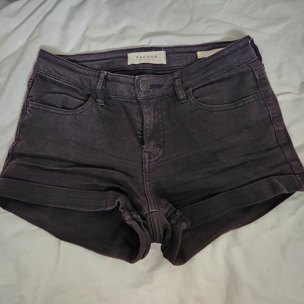 PacSun Super Stretch Shorty Short Shorts